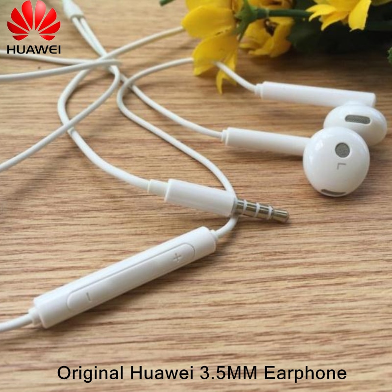 오리지널 Huawei 3.5mm 헤드셋 메이트 10 20 AM115 이어폰, 마이크 포함 P20 lite P10 P9 Plus P30 Honor 7 8 9 10 20 V8 V9 Nova 4e 5i